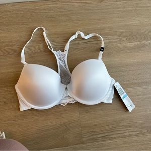 NWT 34 C padded razor back bra